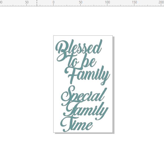 Blessed to be family , special family time ,110 x 18o min buy 3